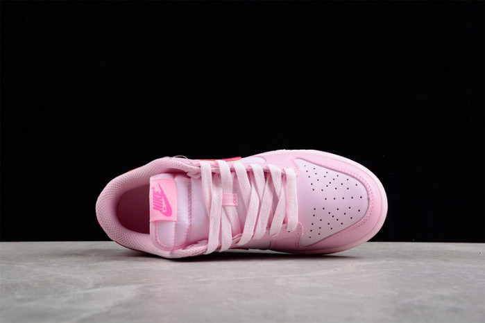 nike dunk low triple pink dh9756-600