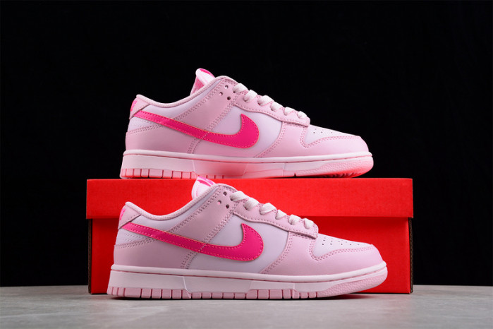 nike dunk low triple pink dh9756-600
